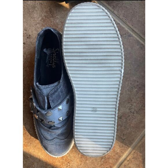 Shellys London gray velvet studded sneakers sz 38 - Picture 4 of 11